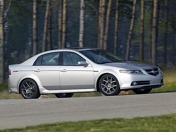 Auto, Grass, Acura, Cars, Forest, Asphalt, Side View, Speed, Style, Akura, Tl, 2007, Silver Metallic HD wallpaper