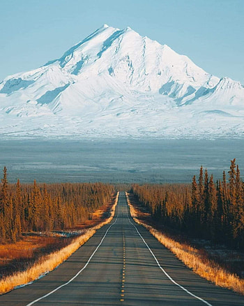 Alaska usa, sky, mountain HD phone wallpaper