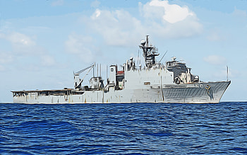 USS Carter Hall, , vector art, LSD-50, dock landing ships, United States Navy, US army, abstract ships, battleship, US Navy, Whidbey Island-class, USS Carter Hall LSD-50 HD wallpaper