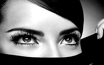 the eyes, lady, mask, 3d, eyes, face HD wallpaper