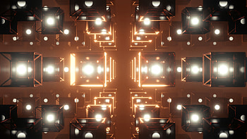 Squares Glow Backlight Volume HD wallpaper