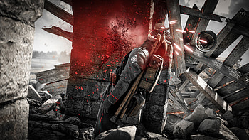 Battlefield 1 Gun Shot, battlefield-1, games, blood HD wallpaper