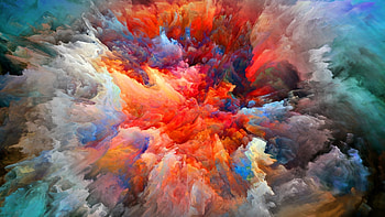 Colorful, colorful, artist HD wallpaper