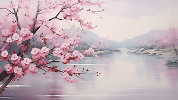 Cherry Blossom Serenity - Pink Flower, cherry blossom, pink flower, nature, flower HD wallpaper