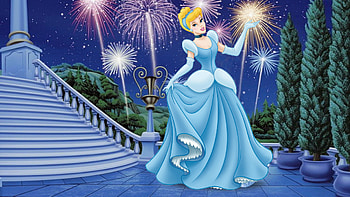 Disney princess Cinderella, Cartoon love story, , High-definition display HD wallpaper