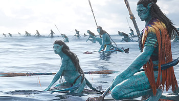 Michelle Yeoh, Dr. Karina Mogue, Kate Winslet, Ronal, Zoe Saldana, Neytiri, Sam Worthington, Jake Sully, Sigourney Weaver And Dr. Grace Augustine Avatar The Way of Water HD wallpaper