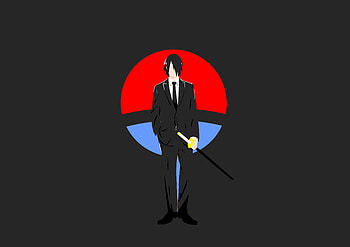 Minimal, Sasuke Uchiha, Naruto, anime HD wallpaper
