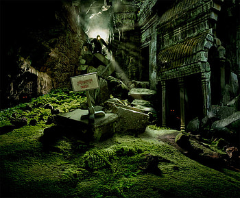 Down Under, artwork, cgi, fantasy, art HD wallpaper