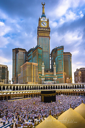 Kaabah Masjidil Al Haram & Zam Zam Clock Tower, Mecca. Pinterest, Makkah HD phone wallpaper