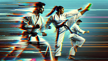 Dynamic Karate Action, karate, martial arts, Sports HD wallpaper