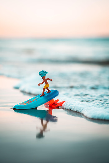 Sea, Serfing, Beach, Miscellanea, Miscellaneous, Toy, Server HD phone wallpaper