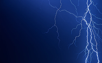 Blue lightning , Blue lightning, , Thunder HD wallpaper