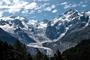 Landscape, Nature, Sky, Mountains, Clouds, View, Dahl, Distance, Grandeur, Greatness HD wallpaper