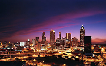Atlanta Skyline, Travels, Atlanta , Top HD wallpaper