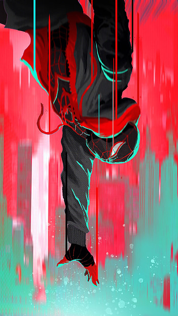 Film Art, Spider-Man Into the Spider-Verse, Artwork HD phone wallpaper