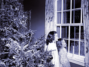 Christmas-waiting.., children, abstract, graphy, fantasy, christmas, waiting, people, christmas tree HD wallpaper