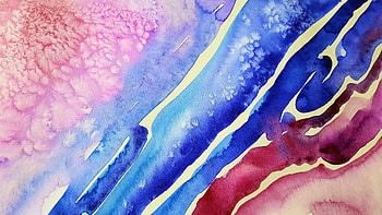 Fluid, watercolor, art HD wallpaper