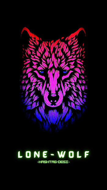 Lone Wolf, big_cats, whiskers, alone, hashtag-desi HD phone wallpaper
