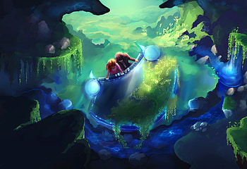 Duet, piano, play, fantasy, art HD wallpaper