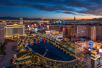 Las Vegas Skyline, Aerial view, Nevada city HD wallpaper