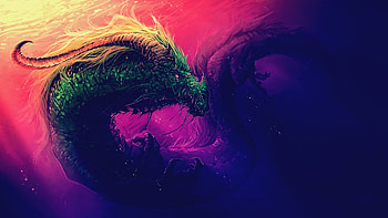 Sea Serpent Digital Art , sea-serpent, creature, digital-art, fantasy, artist, artwork HD wallpaper