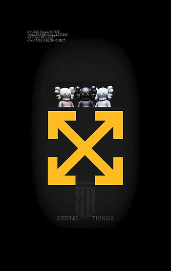Kaws, pantalla1, kaws-, fondo1 HD phone wallpaper