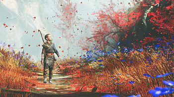 God Of War 4 Atreus, atreus, god-of-war-4, god-of-war, games, ps-games HD wallpaper