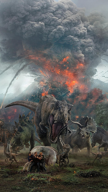 Jurassic World: Fallen Kingdom, Tyrannosaurus Rex HD phone wallpaper