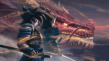 Samurai Dragon Ball, dragon-ball, goku, anime, artist, artwork, digital-art HD wallpaper
