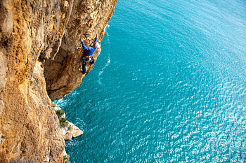 Sports, Landscape, People, Mountains, Sea, Men, Climbers HD wallpaper