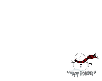 Happy Holidays, snowman, holidays, white, black, snow, red, happy, scarf HD wallpaper