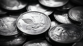 Stunning Silver Coins: A Ultra Collection, silver, coin, money, currency, collectible HD wallpaper