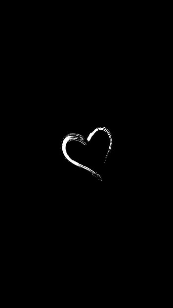 Black Hart, love, breakhart, night, dark, life, panting HD phone wallpaper