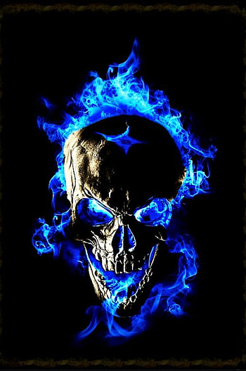 Skull, art HD phone wallpaper