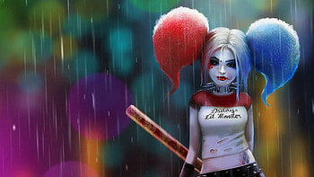 Harley Quinn Little, harley-quinn, superheroes, artist, artwork, digital-art, deviantart HD wallpaper