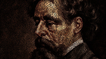 Charles Dickens, Writers, Fan Art HD wallpaper
