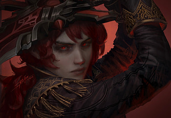 Diluc Ragnvindr, Diluc (Genshin Impact), video game, Genshin Impact HD wallpaper