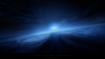 Neptune Skies, blue, space, skie HD wallpaper