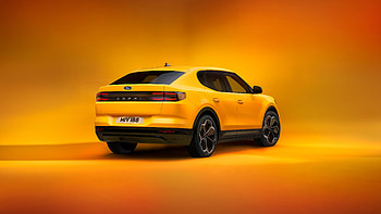 2025 Ford Capri, car, Ford, ford capri, yellow HD wallpaper