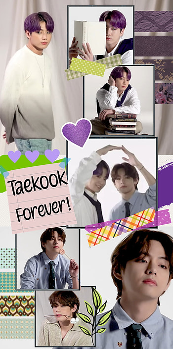 BTS - Taekook, Jungkook, DecoKit, Taehyung HD phone wallpaper