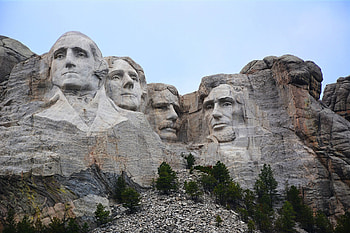 Mount Rushmore National Memorial, Black Hills region, Historic landmark, Presidential monument HD wallpaper