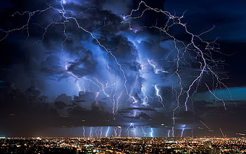 lightning , PSD, Vector EPS, Creative designs HD wallpaper