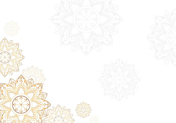 premium vector of Golden mandala on white background vector 555649. Flower graphic design, Islamic patterns, Islamic pattern HD wallpaper