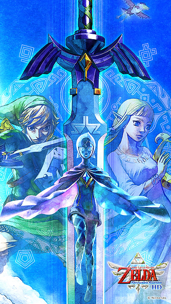 Princess Zelda, Link, video game, The Legend Of Zelda: Skyward Sword HD phone wallpaper