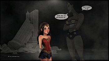 Diana's Ghost 2, wonder woman, nexus, superman, fan art, lovers, , cartoons, 1920x1080 only, anime, batman, background, diana prince, , caped crusader HD wallpaper