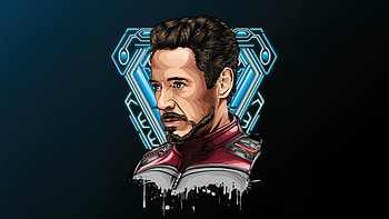 Tony Stark Heroic Persona Signature, iron-man, superheroes, artwork, artist, digital-art, artstation HD wallpaper