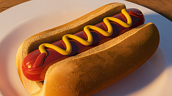 Delicious Hot Dog - Ultra, hot dog, Fast Food, sausage, food HD wallpaper