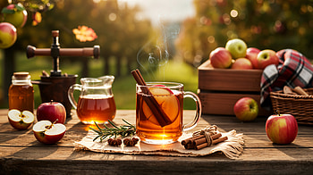 Spiced Cider — Cozy Autumn Apple, Cider, Apple Cider, Mug, Cinnamon HD wallpaper