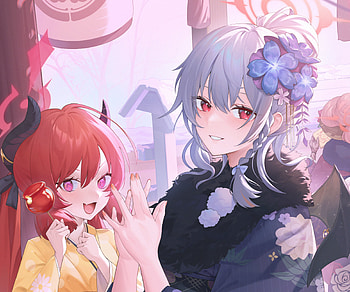Akashi Junko & Kurodate Haruna, Kurodate Haruna, video game, Blue Archive HD wallpaper