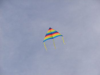 Sky Fly, Summer Toy, Childhood Activity, Rainbow HD wallpaper